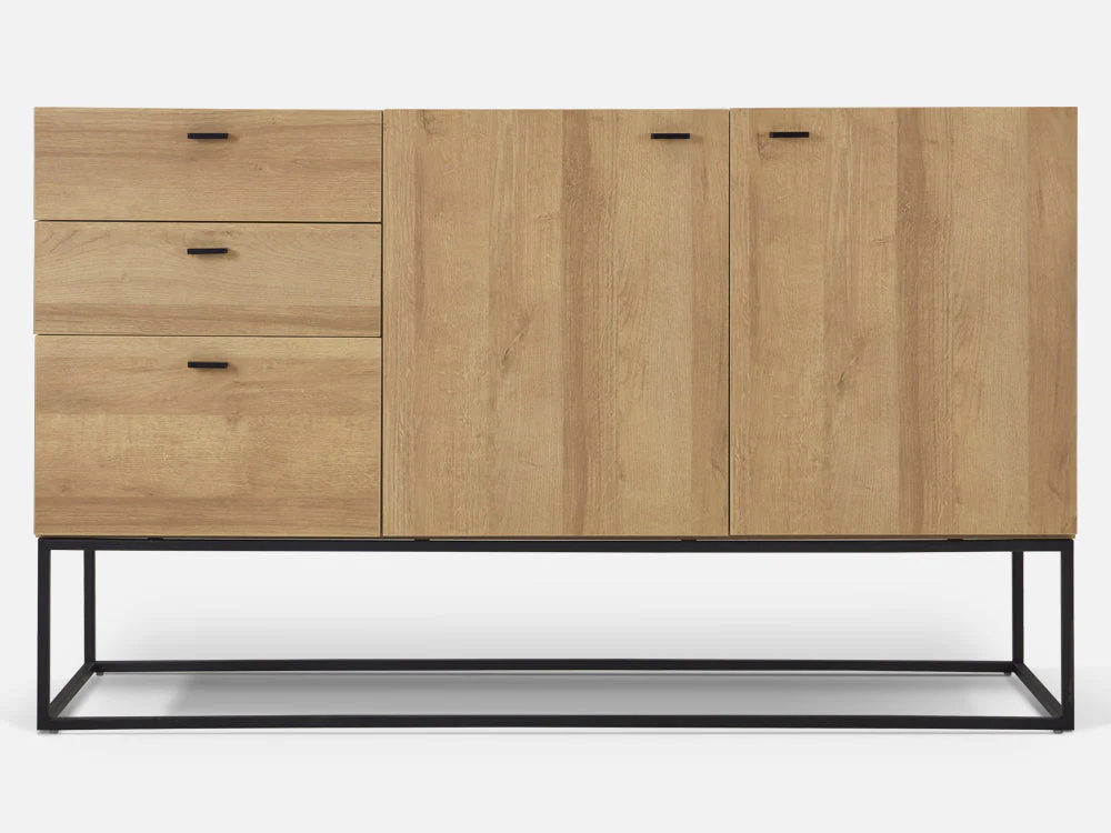 XOAN Sideboard Buffet Table - Oak - Image 4