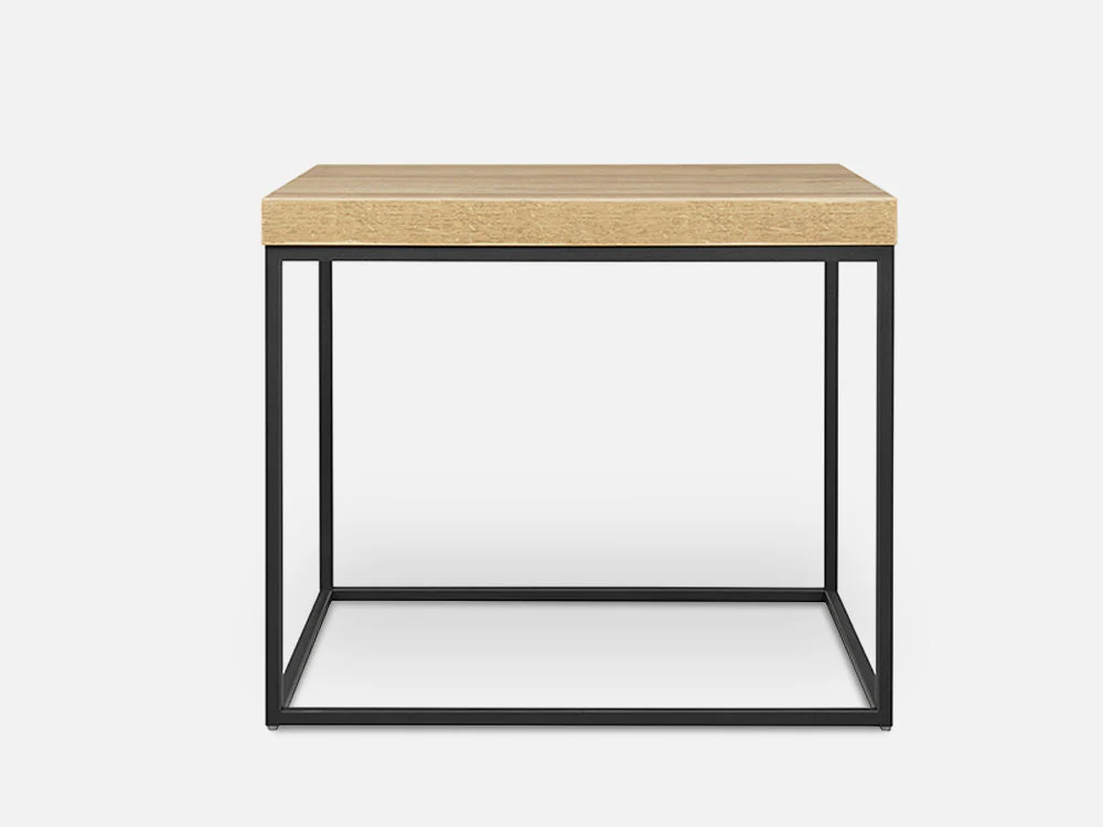 XOAN Square Coffee Table Side Table - Oak - Image 4