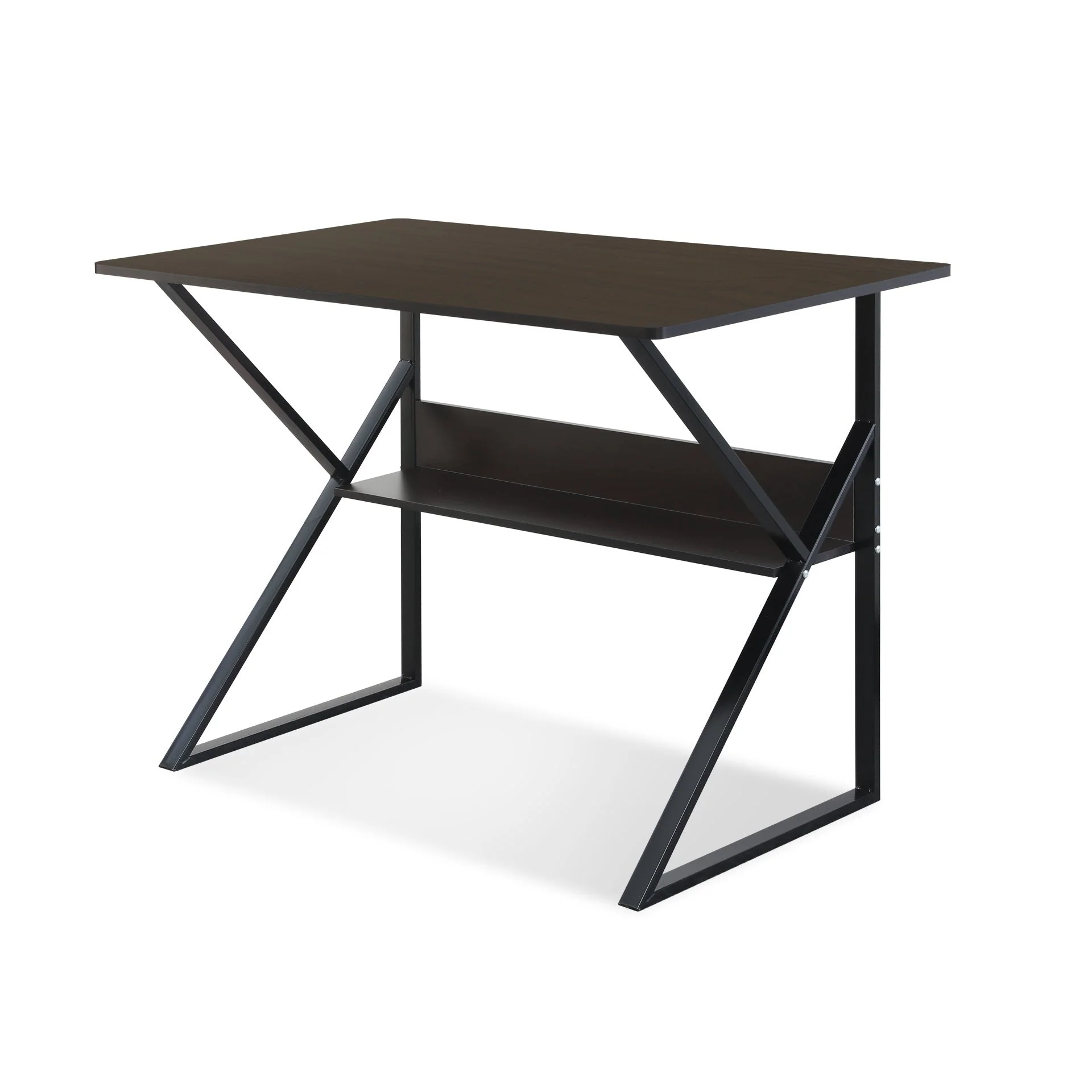 Yael 100cm Computer Desk - Black Walnut - Image 5