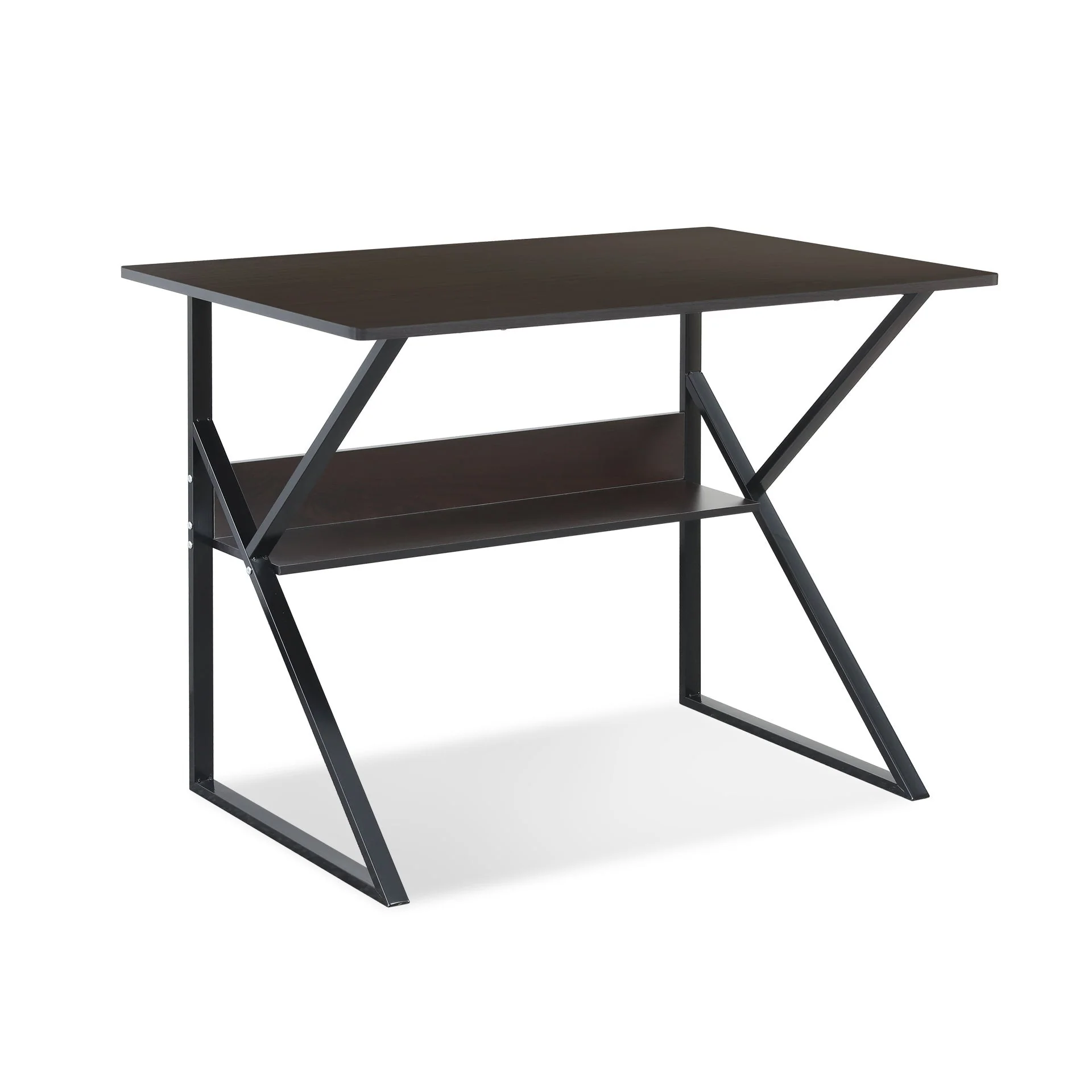 Yael 100cm Computer Desk - Black Walnut - Image 6