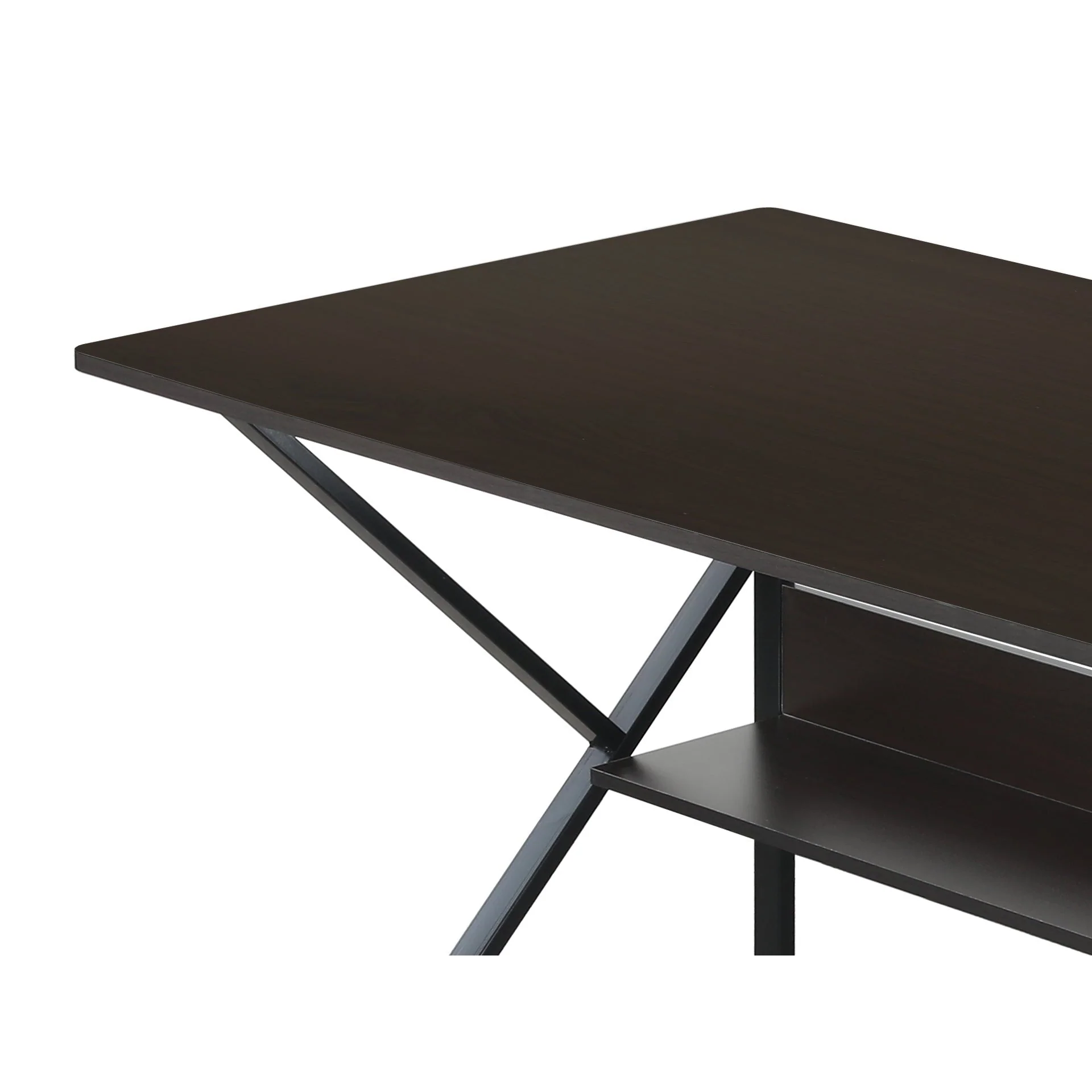 Yael 120cm Computer Desk - Black Walnut - Image 9