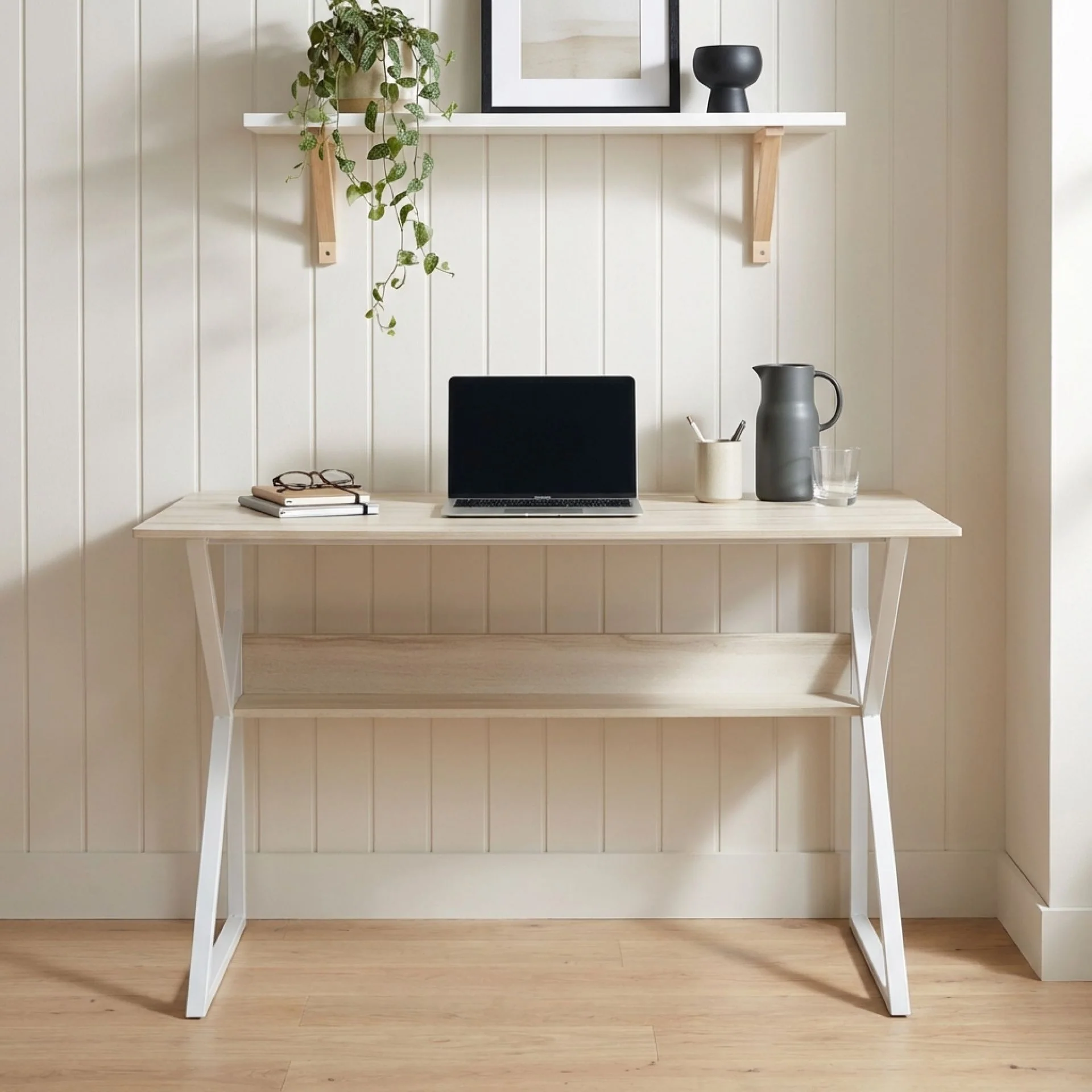 Yael 120cm Computer Desk - Maple - Image 3