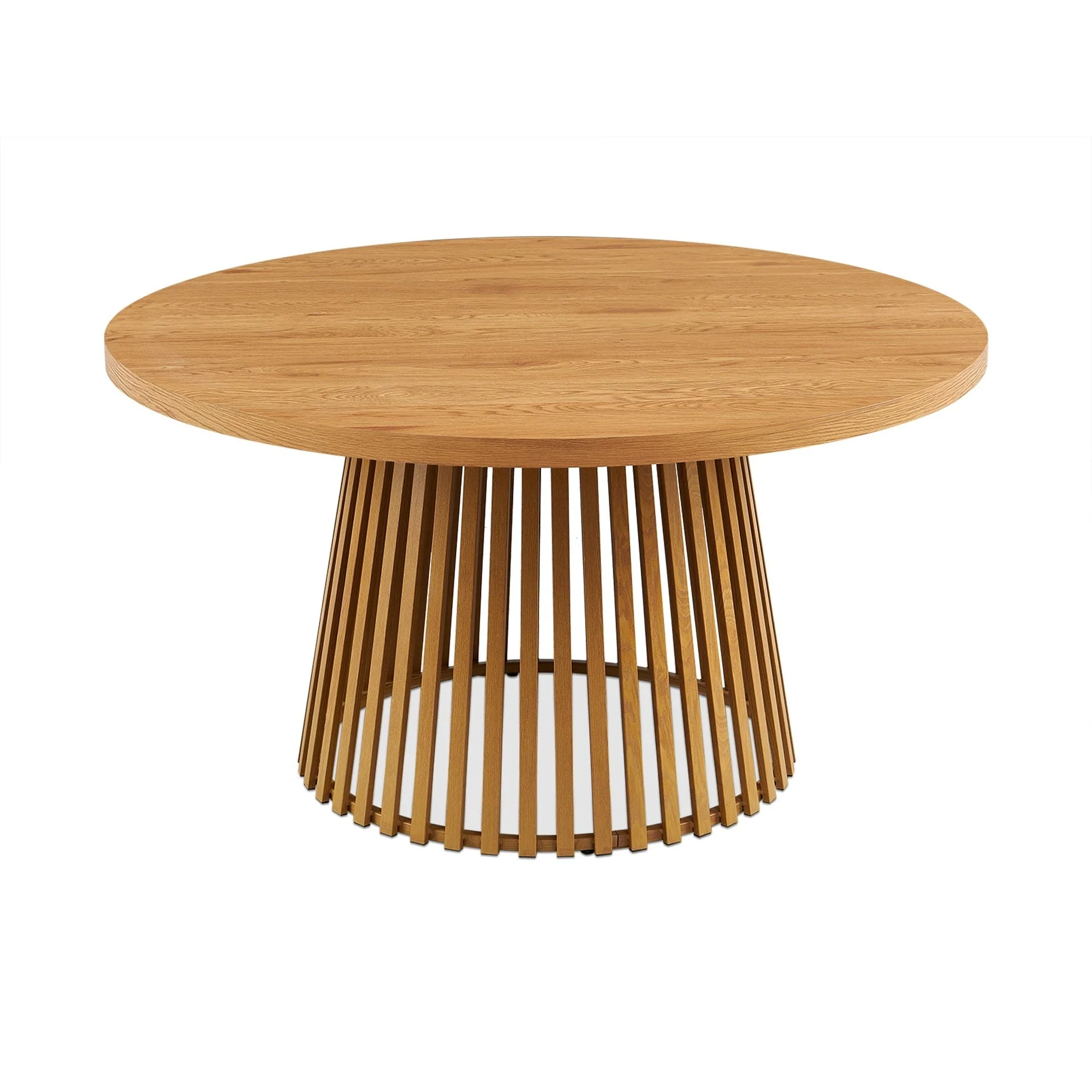 Yardley Round Dining Table 140 x 75cm - Oak - Image 7