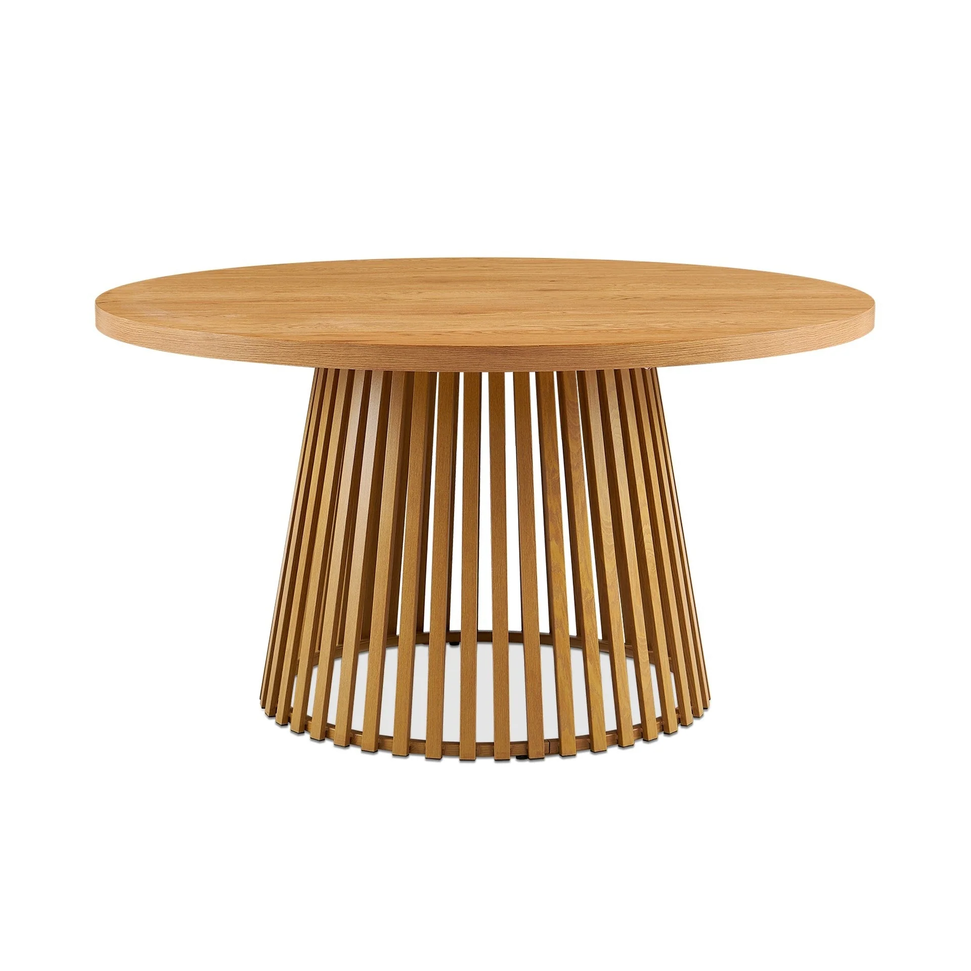 Yardley Round Dining Table 140 x 75cm - Oak - Image 8