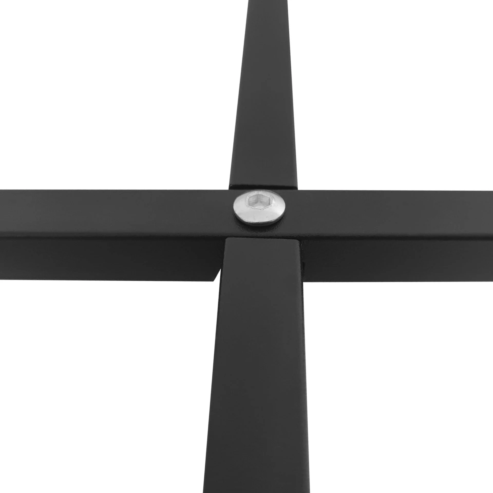 Zen Round Coffee Table with Shelf - Black - Image 10